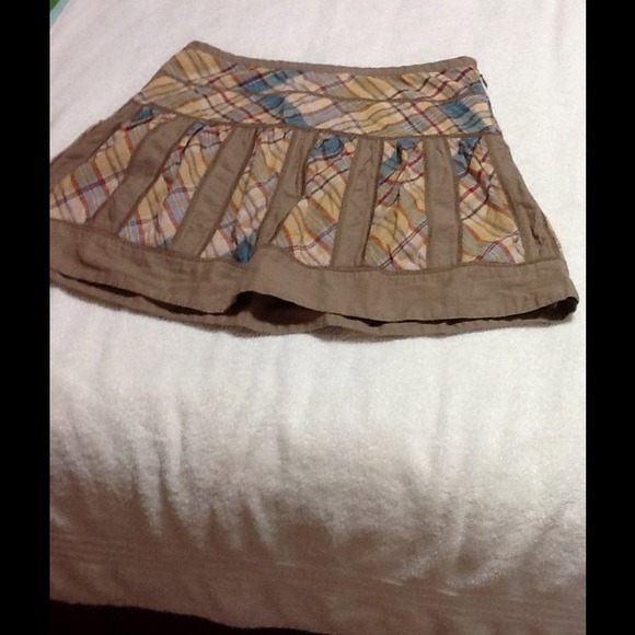 Plaid miniskirt