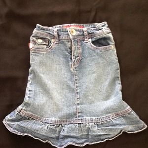 Girls Denim Skirt