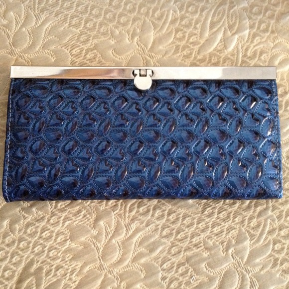 Navy Blue Clip Wallet