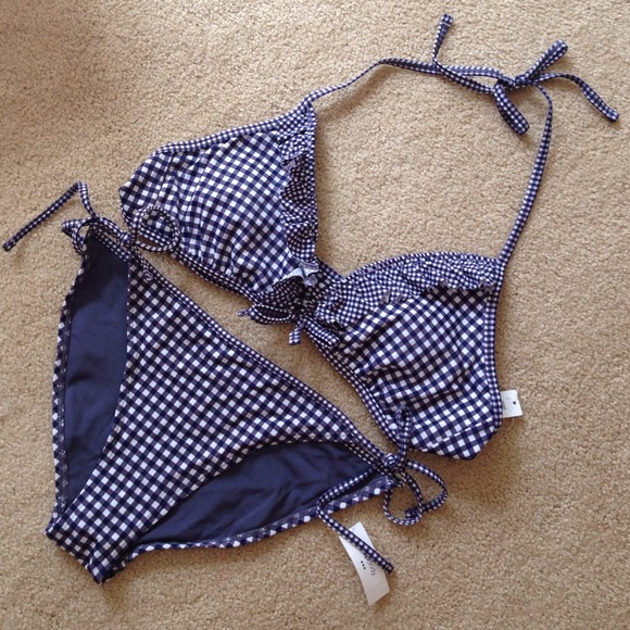 Blue plaid Gap Body Swimwear