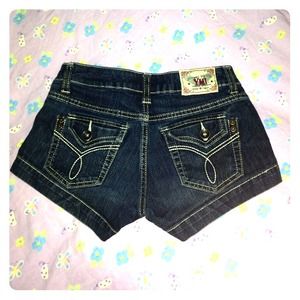 Denim shorts