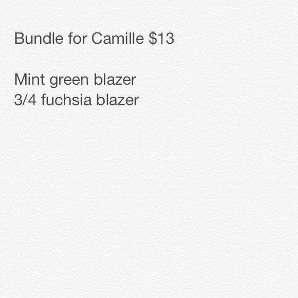 Bundle for Camille!