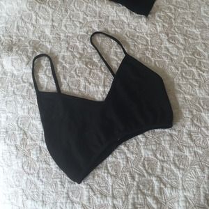 SOLD Brandy Melville black bralette