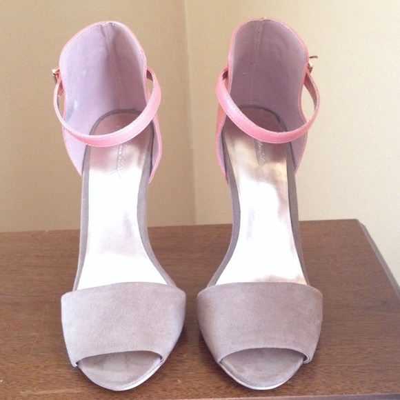 Shoes - Colorblocked ankle strap heels Shoes - Colorblocked ankle strap heels