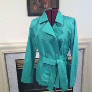 🎉FINAL REDUCTION🎉Mint Green Trench Jacket