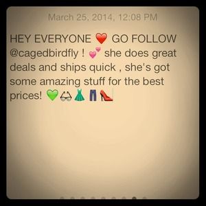 GO FOLLOW @cagedbirdfly