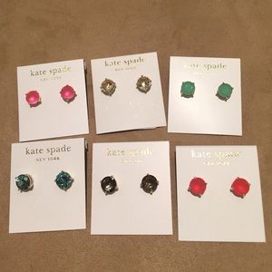 Kate Spade Round Gumdrop Stud Earrings