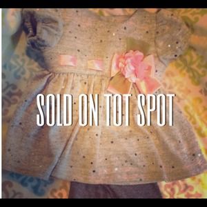 Grey & pink 2-piece outfit