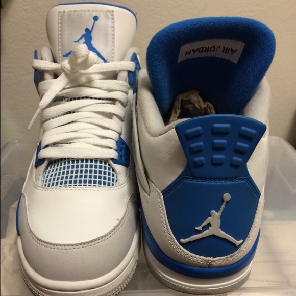 ❗️SOLD ❗️Jordan Military Blue 4s- Men's - Picture 2 of 2