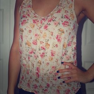 Floral tank top