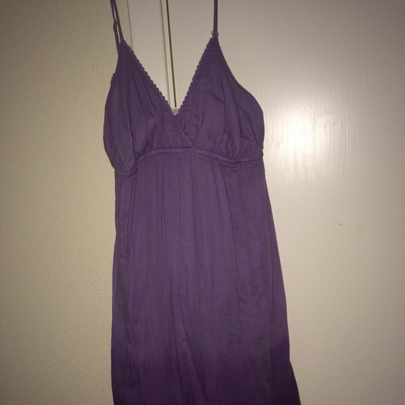 Purple summer dress