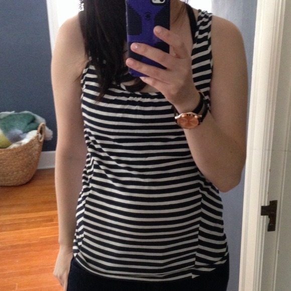 J. Crew Tops - JCrew stripe tank