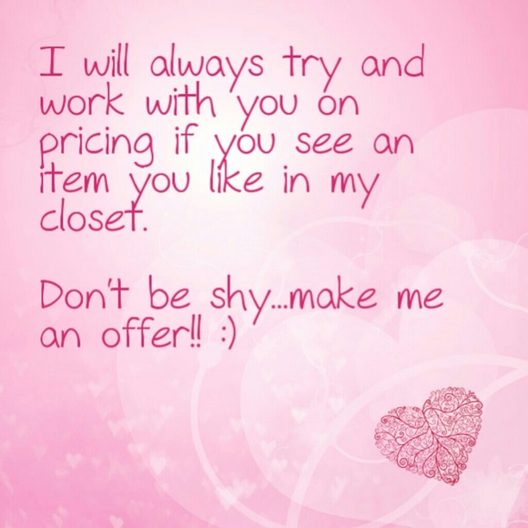 I will always try and work with you on pricing!