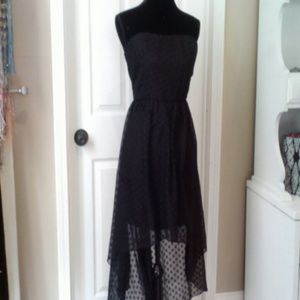 Black Strapless Dress