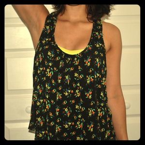 Floral tank top