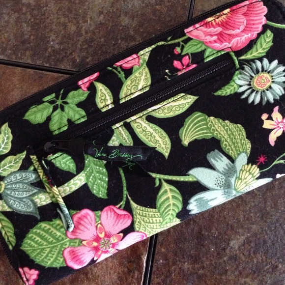 Vera Bradley travel wallet.