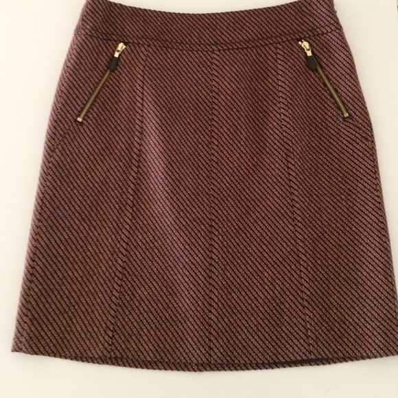 Ann Taylor Wool Mini Skirt