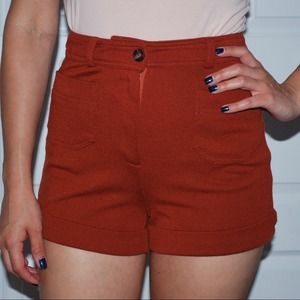 High waisted shorts