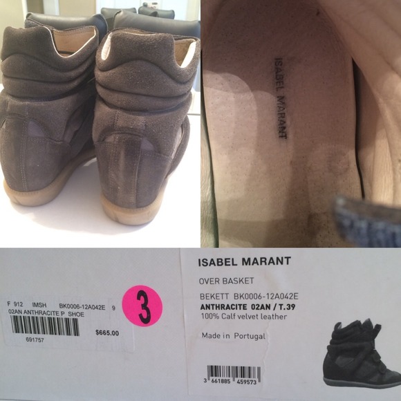 🚫SOLD🚫 iSABEL MARANT WEDGE SNEAKERS - Picture 2 of 5