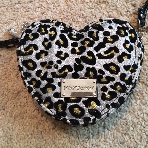 Betsey Johnson heart shaped bag