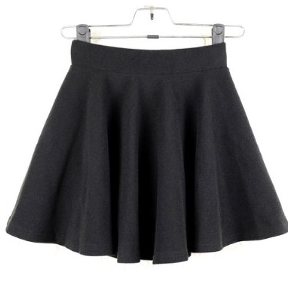 Black Skater skirt
