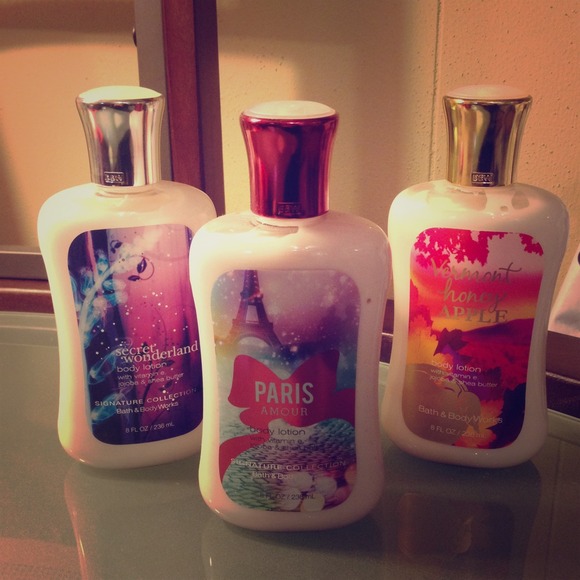 X traded X body lotions--amazing scents!