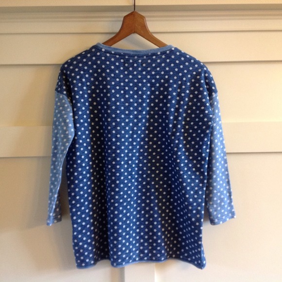 ⛔️BUNDLED⛔️✨🆕 Madewell indigo dots tops NWT - Picture 3 of 4