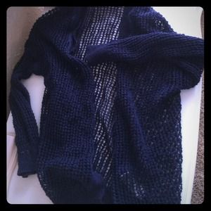 SOLD in bundle Knit Navy Blue Cardigan