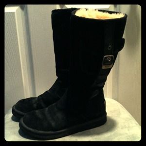 Black UGG boots