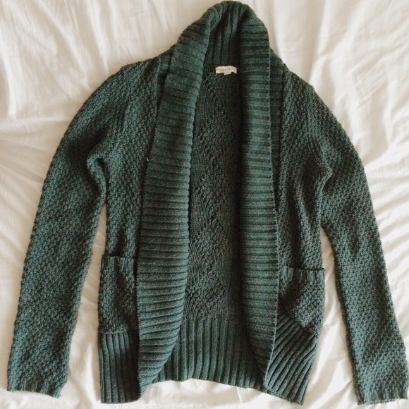 Silence + Noise Open Front Knit Cardigan