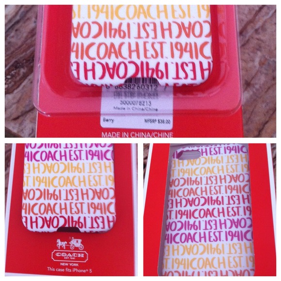 iPhone 5/5s Authentic Coach iPhone case - Picture 3 of 3