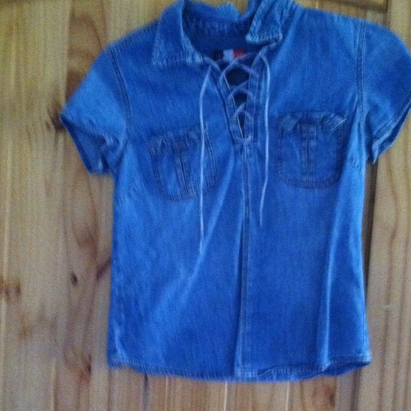 Blue jean top