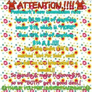 BUNDLE TO MAKE IT $15.!