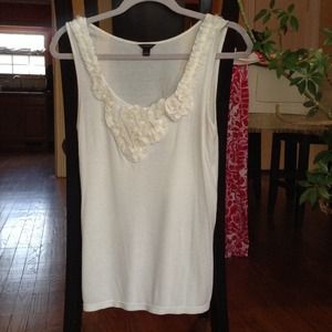 Cream colored Ann Taylor tank