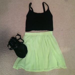Chiffon Skater Skirt