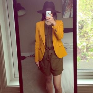 Madewell Green short sleeve romper