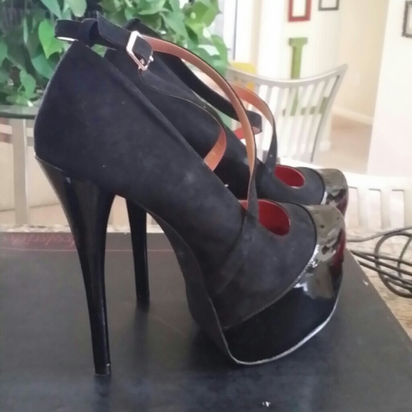 Suede and Patton Leather Platforms!! - Picture 2 of 4