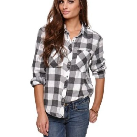 Black and white flannel