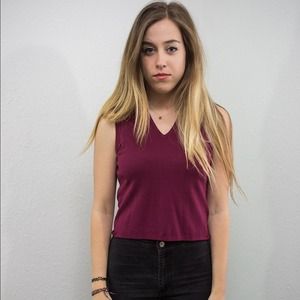 Vintage Maroon Top