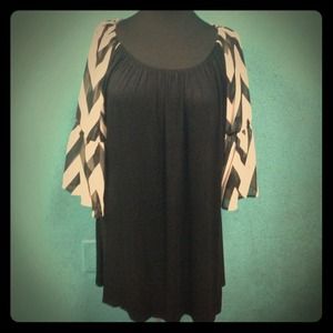 Black & White Chevron Dress