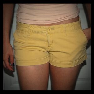 Yellow shorts