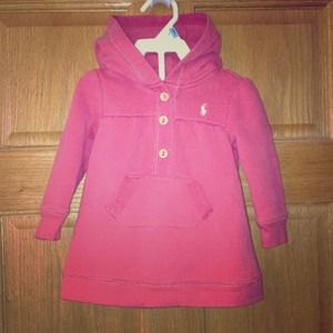 RALPH LAUREN OVERSIZE HOODIE!! 9M INFANT