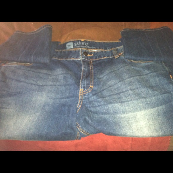Denim skinny jeans