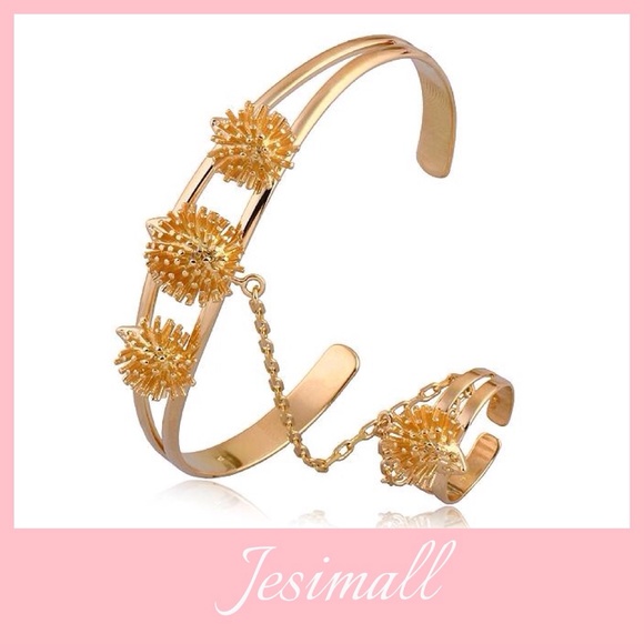 Fashion bracelet with a ring