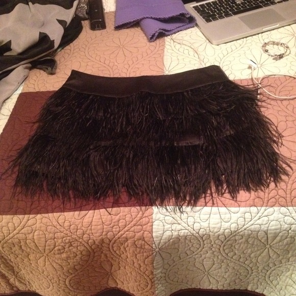 Peacock feather skirt