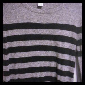 Dark Grey and black striped shirt