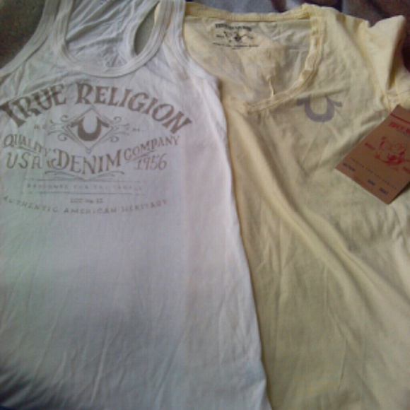Bundle !!!! Two true religion shirts .