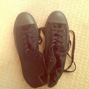 Brand New All Black Converse