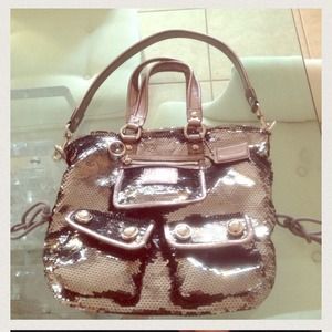Coach poppy sequin bag