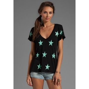 Wildfox Starshine V-Neck Tee